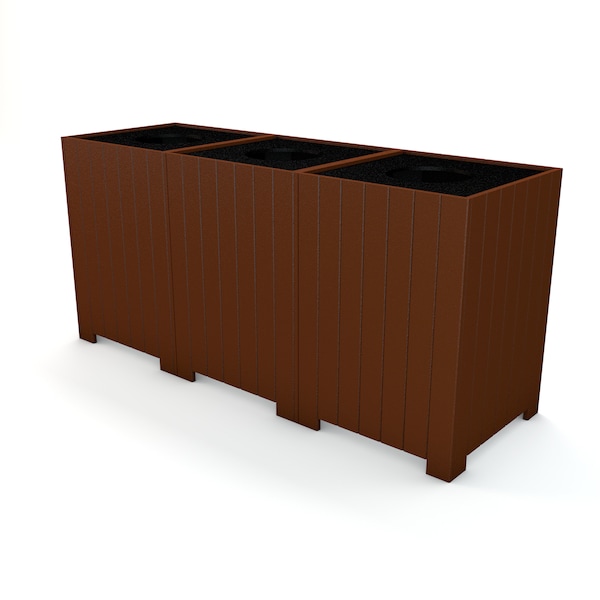 96 gal. Square Trash Can